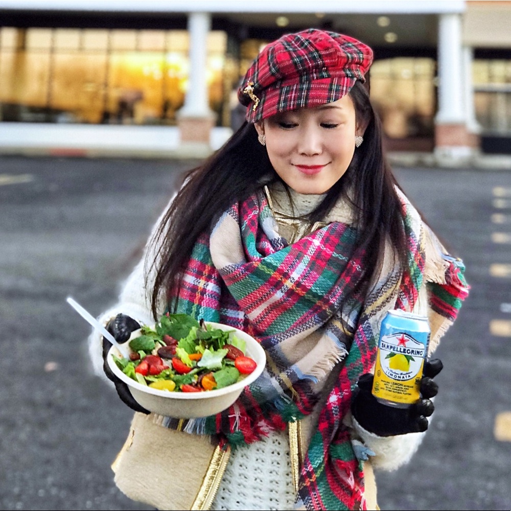 Christmas Women Oversized Scarf/Wrap Shawl Plaid - Picture 2 of 6